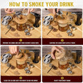 Kitypartsy Cocktail Smoker With Torch, Wood Chips, and Stainless Steel Ice Cubes by DailySale