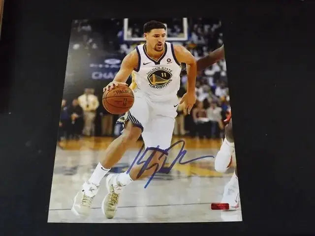 Klay Thompson Autographed Golden State Warriors 8x10 Photo by Price Is Right Miami