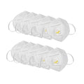 KN95 White Disposable Face Masks with Flow Exhalation Valve by DailySale