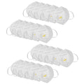 KN95 White Disposable Face Masks with Flow Exhalation Valve by DailySale