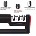 Knife Sharpener Professional Ceramic Tungsten Kitchen Sharpening System Tool by DailySale