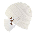 Knit Beanie with Matching Hook-On Mask by DailySale