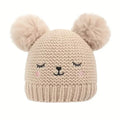 Knitted Beanie Hat, Cute Cold-proof Winter Hat For 6-24 Months Baby Girls by DailySale