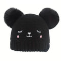 Knitted Beanie Hat, Cute Cold-proof Winter Hat For 6-24 Months Baby Girls by DailySale