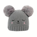 Knitted Beanie Hat, Cute Cold-proof Winter Hat For 6-24 Months Baby Girls by DailySale