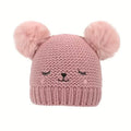 Knitted Beanie Hat, Cute Cold-proof Winter Hat For 6-24 Months Baby Girls by DailySale
