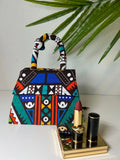 Knot Africa Print Mini Bag by Duma Mbili LLC