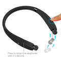 Kocaso Foldable Wireless Neckband Sweatproof Headset by DailySale
