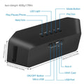 KOCASO LED Wireless Speaker Dynamic Multicolor Hands-Free by DailySale