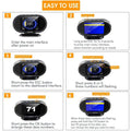 KONNWEI KW206 Car OBD2 HUD Digital Meter RPM Gauge by DailySale