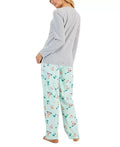 Family Pajamas Matching Womens Tropical Santa Mix It Pajama Set by Vanessa Jane