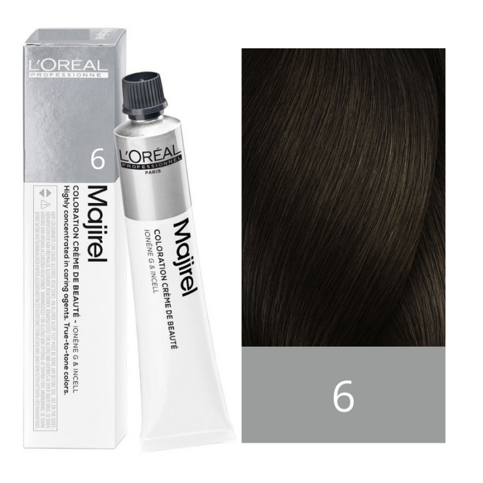 L'Oréal Majirel Permanent Hair Color 6 6N Dark Blonde 60ml by Pasteur Pharmacy