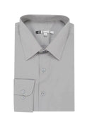 L/S Cotton Solid Button Up by Boutique 23