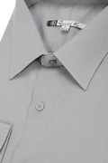 L/S Cotton Solid Button Up by Boutique 23