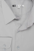 L/S Cotton Solid Button Up by Boutique 23