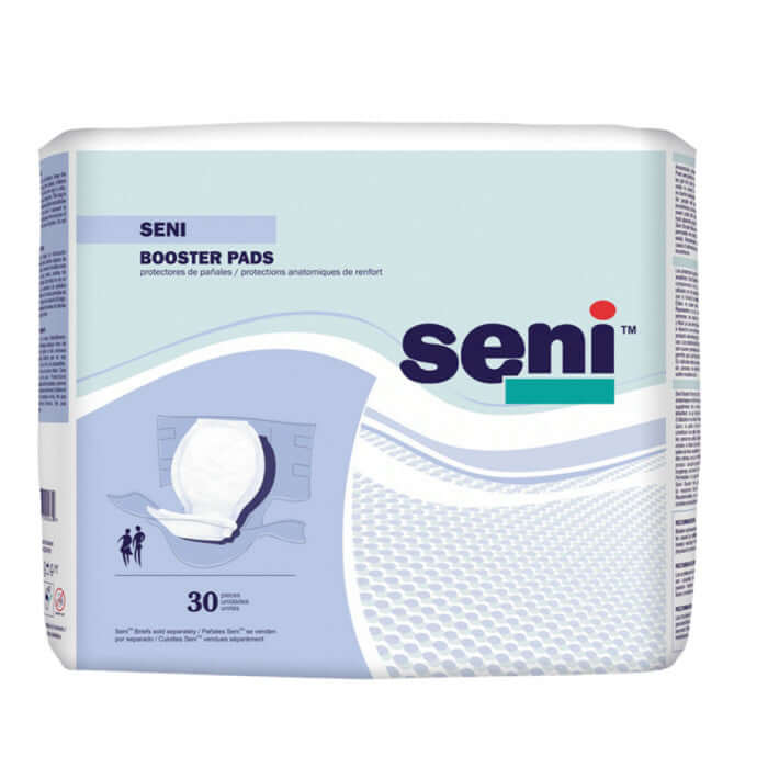 Seni Booster Pads, Adult, Moderate Absorbency (Case of 4 packs, 30 pads per pack) by Pasteur Pharmacy