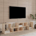 L Shape TV Console Stand Bookcase Storage Rack by DailySale