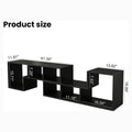 L Shape TV Console Stand Bookcase Storage Rack by DailySale