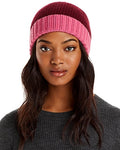 Aqua Colorblock Knit Hat by Vanessa Jane