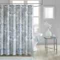 Madison Park MP70-5822 72 X 72 in. Cotton Printed Shower Curtain; Blue by Vanessa Jane
