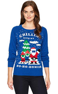 Hybrid Apparel Womens Ho Homies Selfie Holiday Sweater by Vanessa Jane