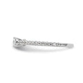 Lab Grown Diamond East-West Oval Pave Engagement Ring by Fine Color Jewels