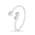Lab Grown Diamond Open Ring by Fine Color Jewels