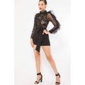 Lace And Crochet Top Detailed Fashion Romper by DailySale