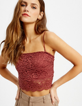 Lace Bralette With Removeable Straps by Boutique 23
