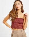 Lace Bralette With Removeable Straps