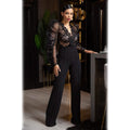 Lace Combined Fashion Jumpsuit by DailySale
