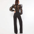 Lace Combined Fashion Jumpsuit by DailySale