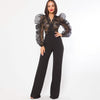 Lace Combined Fashion Jumpsuit