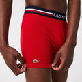 Lacoste Men's 3-Pack Long Cotton Boxer Brief by I-Max Fashions