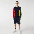 Lacoste Men's Branded Cotton Fleece Blend Shorts by I-Max Fashions