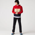 Lacoste Men’s Colorblock Fleece Hoodie by I-Max Fashions