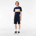 Lacoste Men's Colorblock Fleece Shorts by I-Max Fashions