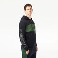 Lacoste Men's Colorblock Logo Zip-Up Long Sleeve Hoodie by I-Max Fashions