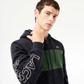 Lacoste Men's Colorblock Logo Zip-Up Long Sleeve Hoodie by I-Max Fashions