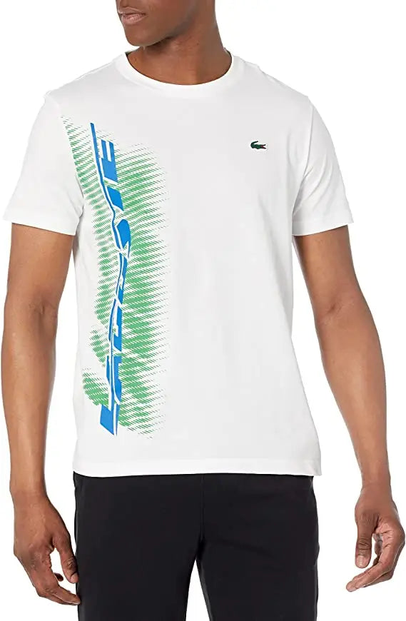 Lacoste Men's Contemporary Collection's Short Graphic T-Shirt by I-Max Fashions