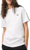 Lacoste Men's Contemporary Collections Short Regular Fit Sleeve Taping T-Shirt by I-Max Fashions