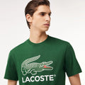 Lacoste Men's Cotton Jersey Signature Print T-Shirt by I-Max Fashions