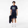 Lacoste Men's Cotton Jersey Signature Print T-Shirt by I-Max Fashions