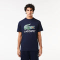 Lacoste Men's Cotton Jersey Signature Print T-Shirt by I-Max Fashions