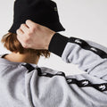 Lacoste Men’s Crew Neck Colorblock Fleece Sweatshirt by I-Max Fashions