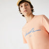 Lacoste Men’s Crew Neck Print Lettering Cotton T-shirt