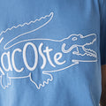 Lacoste Men’s Crocodile Embroidery Cotton T-shirt by I-Max Fashions