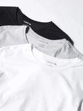 Lacoste Men's Essentials 3 Pack 100% Cotton Regular Fit Crew Neck T-Shirts by I-Max Fashions
