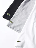 Lacoste Men's Essentials 3 Pack 100% Cotton Regular Fit Crew Neck T-Shirts by I-Max Fashions