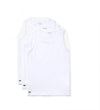 Lacoste Men's Essentials 3 Pack 100% Cotton Slim Fit Tanks